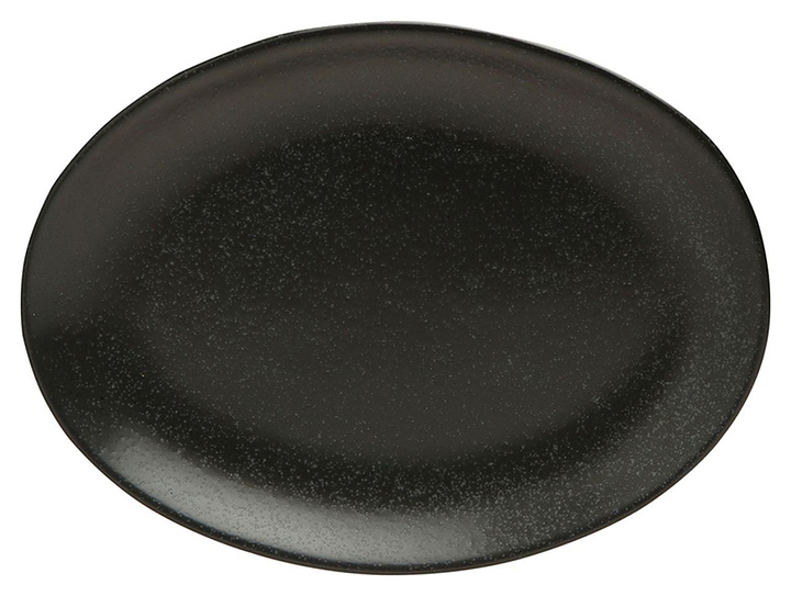 Блюдо овальное Porland Seasons 112118 180x140 мм черное