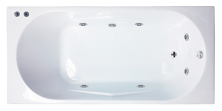 Ванна гидромассажная Royal Bath TUDOR STANDART RB407702ST 160х70х60 см, акрил