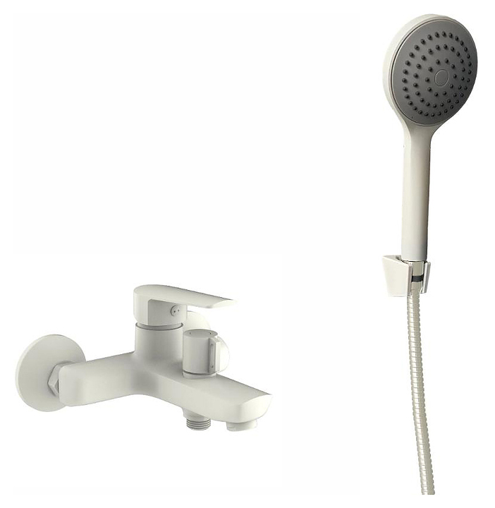 Смеситель для ванны с душем ESKO Lagos White LG54W