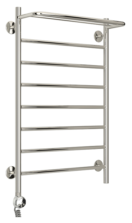 Полотенцесушитель электрический Стилье Формат 20 ТЛ 80х50 см, с полкой, без покрытия