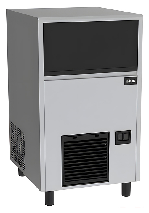 Льдогенератор T-LUX IM 5728C Кубик Шляпка, с бункером 28 кг
