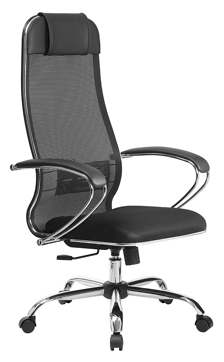 Кресло Метта Комплект 15 (MPRU)/подл.131/осн.003, черное