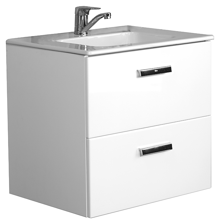 Тумба под раковину Roca Victoria Nord ZRU9000028 60 см белый глянец