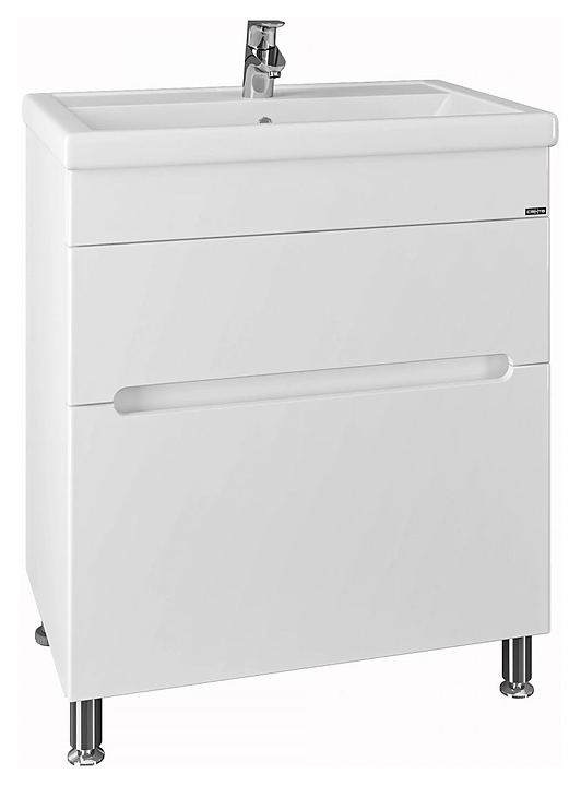 Тумба под раковину СаНта Лондон 70 напольная, 2 ящика