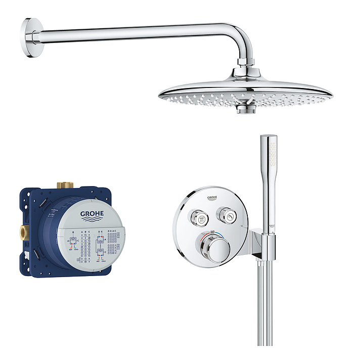 Комплект душевой Grohe GROHTHERM SMARTCONTROL, хром