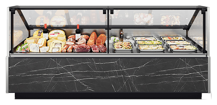 Витрина холодильная Brandford Calypso Slim ЗУ 90 (выносной агрегат)