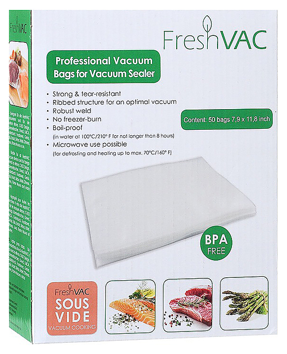 Пакеты вакуумные Ellrona FreshVACpro 20*30 (50шт)