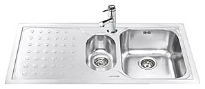 Кухонная мойка SMEG LV100FS-3