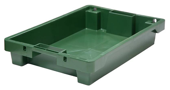 Ящик универсальный ТАРА.РУ 224 600х400х100 мм зеленый