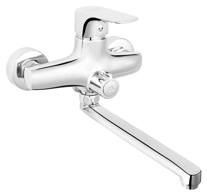 Смеситель для раковины / ванны настенный FERRO TIGA BTG3A хром