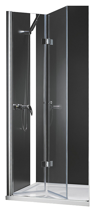 Дверь душевая CEZARES ELENA-W-BS-12-90-C-Cr 90х195 см, в нишу, складная