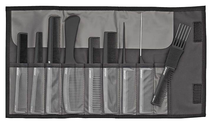 Комплект расчесок JAGUAR 05599-02, 9 штук, черный