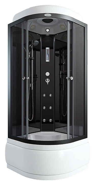 Душевая кабина ARCUS AS-104 N 90x90x215 см, высокий поддон, гидромассаж спины