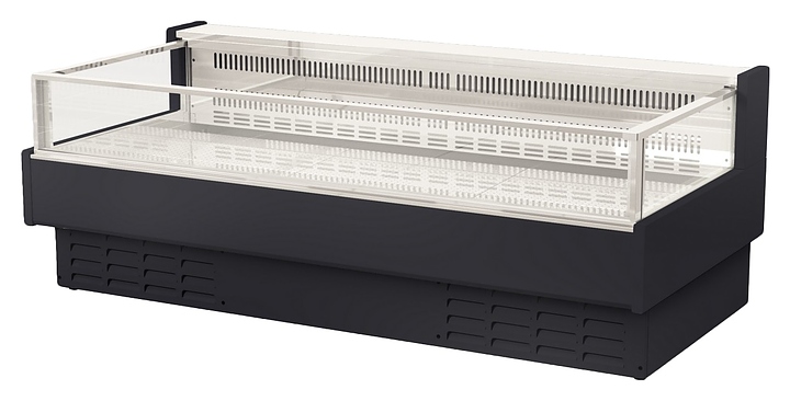 Витрина холодильная Lida Kub-1 Fish (1400х1400х1200 мм) угловая внешняя