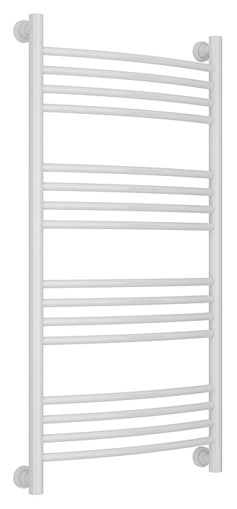 Полотенцесушитель водяной Сунержа Богема+ 100x50 см с выгнутой перемычкой, белый