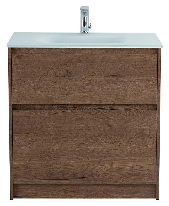 Тумба с раковиной BelBagno KRAFT-1000-2C-PIA-RT + BB1010/465-LV-VTR-BO 100 см, Rovere Tabacco