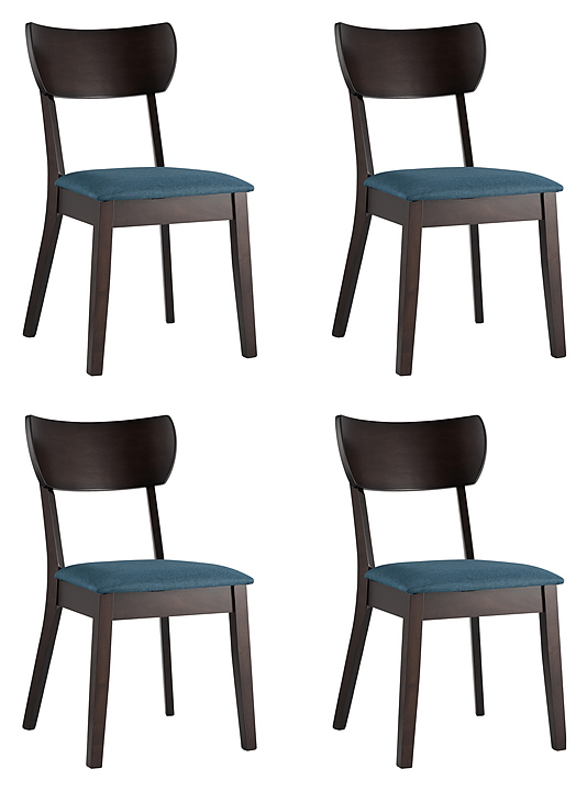 Стул Stool Group TOMAS синий 4 шт.