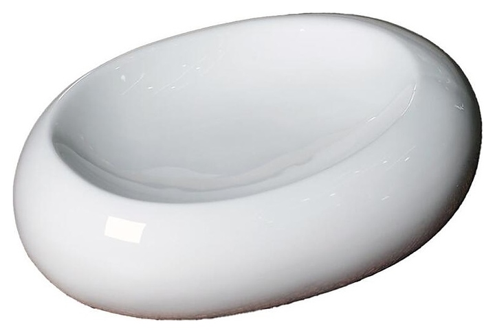 Блюдо сервировочное P.L. Proff Cuisine F3006-10 Organic 300 мл 25,5х18,5 см h=8,4 см (фарфор) белое