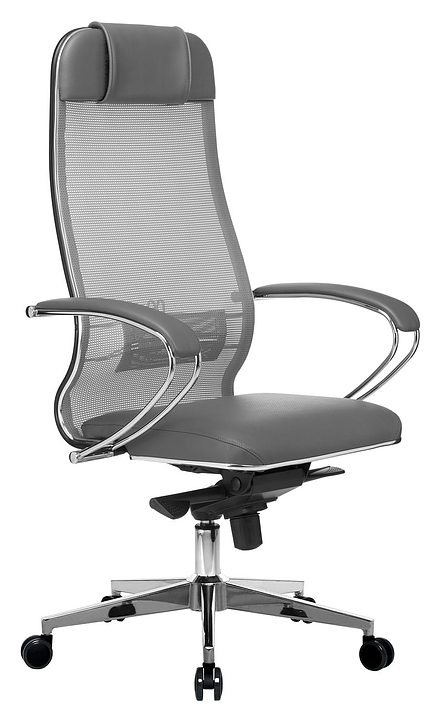 Кресло Метта Samurai Comfort-1.01 светло-серое