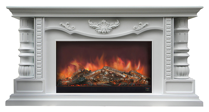 Камин Glenrich Консул P 86 белый