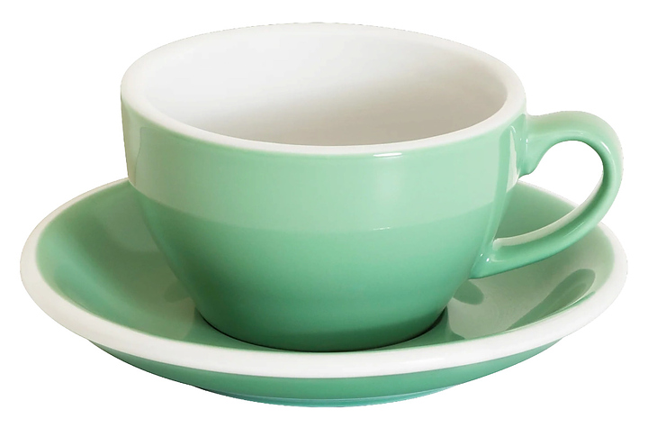 Кофейная пара Loveramics Egg Latte&Cappuccino Cup C088-99BMT/C088-16BMT 250 мл, мятный (mint)