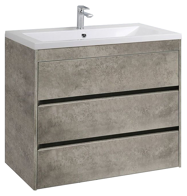 Тумба под раковину Art&Max Family-580-3C-PIA-CV цемент