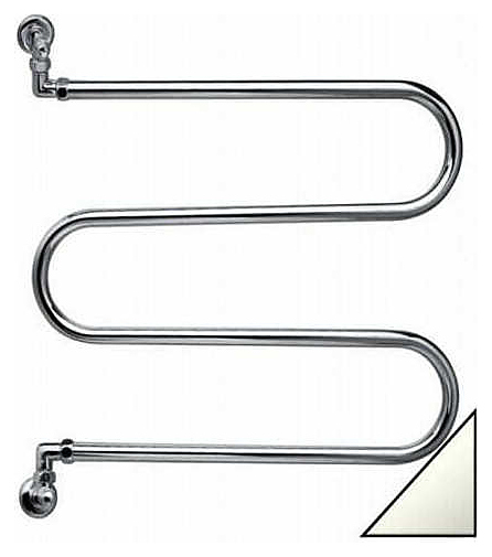 Полотенцесушитель водяной Margaroli Vento 400 WHITE белый