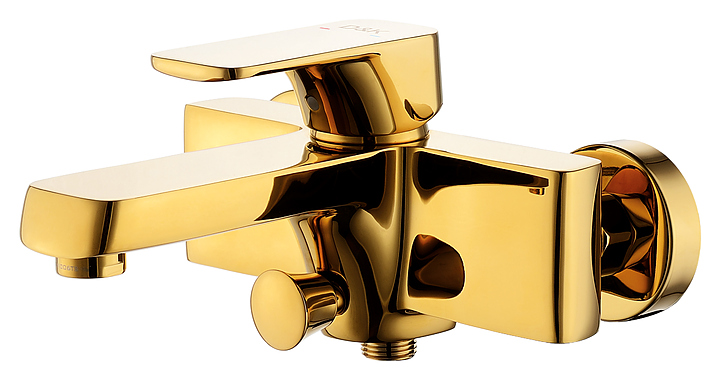 Смеситель для ванны с душем D&K Berlin Tourto DA1433203 золото