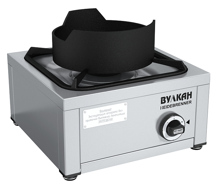 Плита газовая Вулкан KSB01 8065 WOK