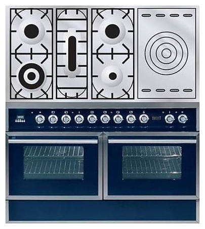 Газовая плита с духовым шкафом ILVE QDC-120SW-MP