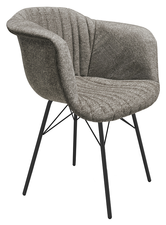 Стул Sheffilton SHT-ST31-C1/S64 пепельный / черный муар