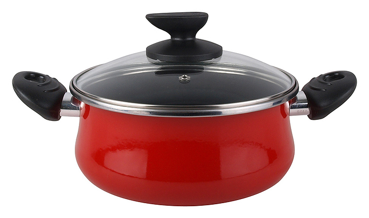 Кастрюля Vitrinor Praga 24 с крышкой, низкая