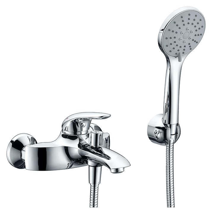 Смеситель для ванны с душем Wasserkraft Rossel 2801 хром