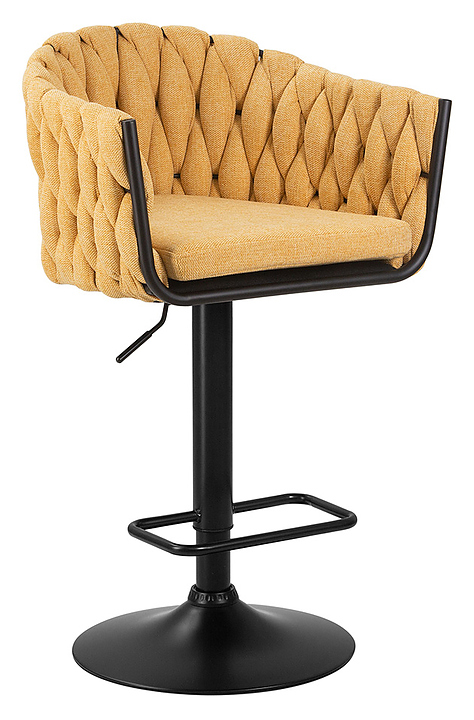 Стул барный DOBRIN 9690-LM-N LEON (желтый) 2 шт.