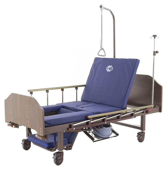 Кровать медицинская механическая Med-Mos YG-6 (ММ-2624Н-02) с РУ