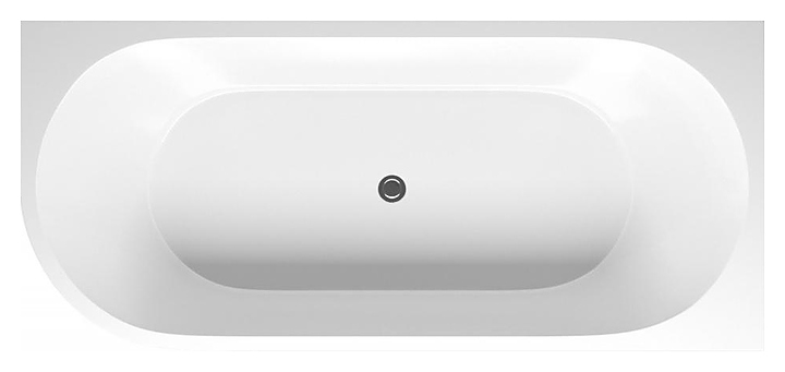 Ванна Aquanet Elegant B 180x80 3806N Gloss Finish, акрил, белая глянцевая