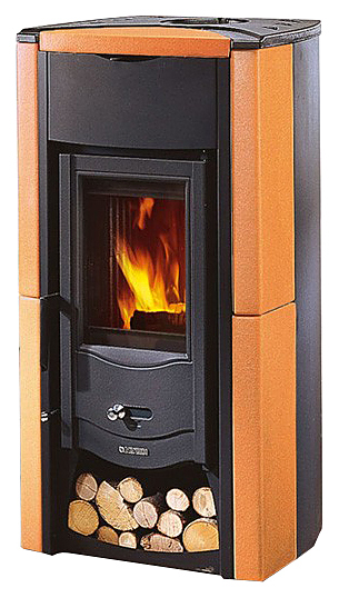 Дровяная печь-камин La Nordica Fiammetta персиковая