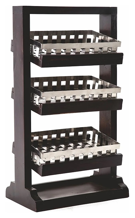 Стойка для выкладки и хранения P.L. Proff Cuisine STTS 6520 S Hotelware 40,5х25х73,5 см (металл)