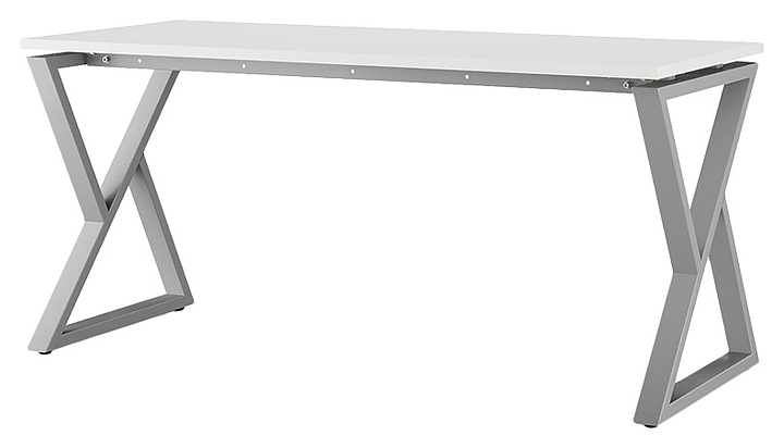 Стол офисный КОБОР W-160/70 aluminum/premium