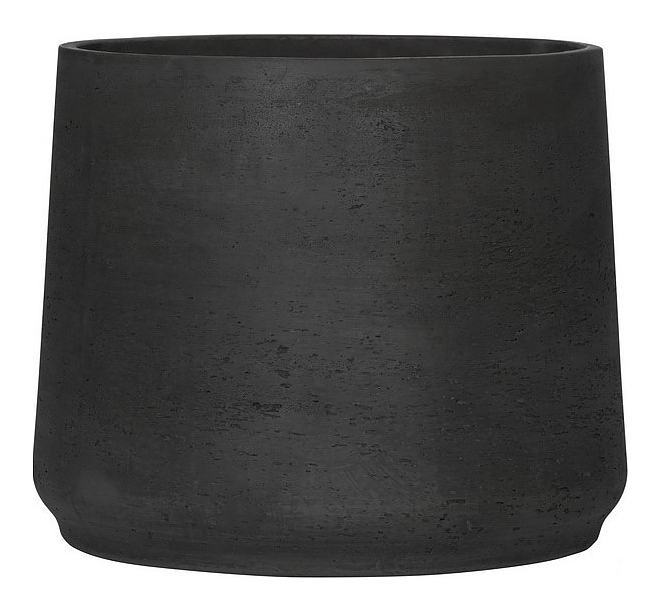 Кашпо Pottery Pots Patt (23х19,5 см) Basic, черное