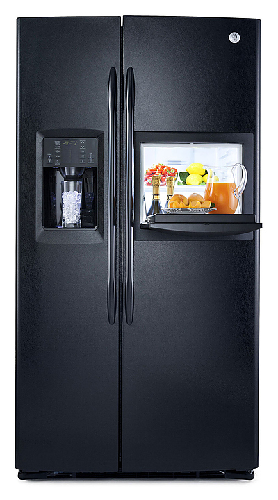 Холодильник Side-by-Side General Electric GSE30VHBTBB черный