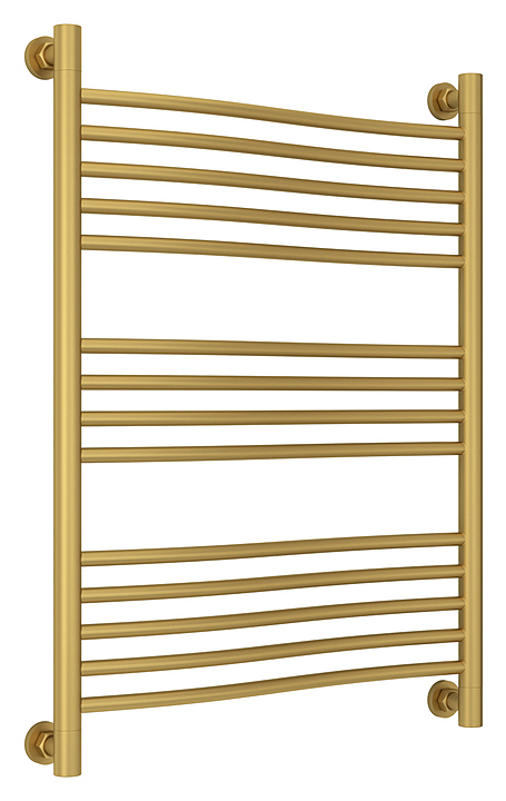 Полотенцесушитель водяной Сунержа Флюид + 80x60 см матовое золото