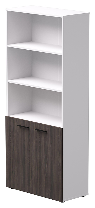 Шкаф для документов Everprof EVO белый, дуб Пасадена