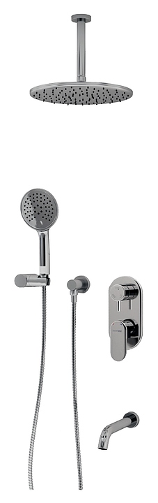 Комплект душевой встраиваемый Wasserkraft A175868 хром