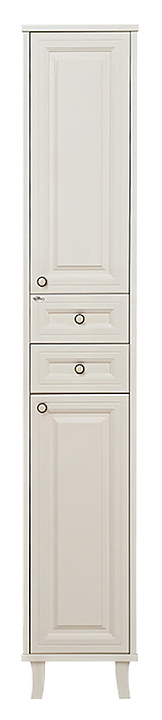 Шкаф-пенал Misty Шармель-35 35х195 см, c 2 ящиками, правый, светло-бежевый