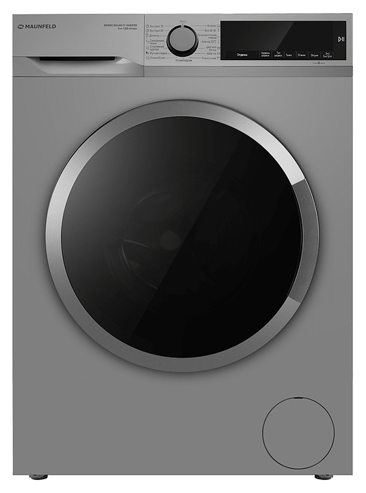 Стиральная машина Maunfeld MFWM128SL400 ST INVERTER нерж. сталь