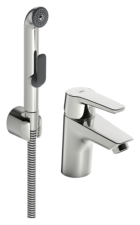 Смеситель для раковины Oras Saga New 3912F с гигиеническим душем