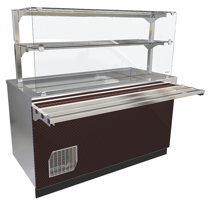 Прилавок-витрина холодильный Abat Сэйла ПВВ(Н)-70Е-03-НШ оригами