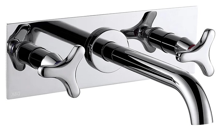 Смеситель для раковины встраиваемый D&K Hessen Goethe DA1384441 хром