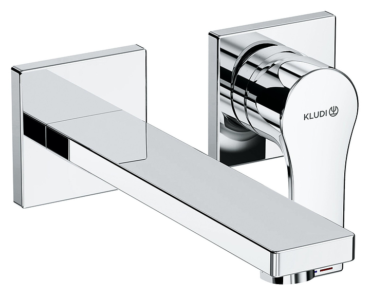 Смеситель для раковины настенный KLUDI Zenta SL 482440565 встраиваемый, хром